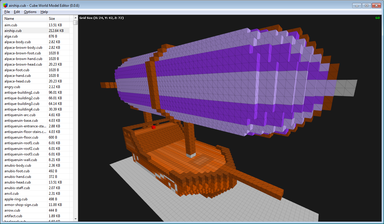 Cube World Model Editor / CWME 0.0.6
