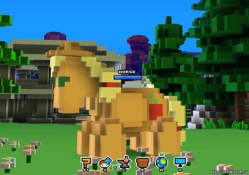 Мод Applejack для Cube World