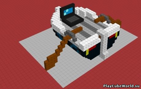 Мод Laptop Boat для Cube World